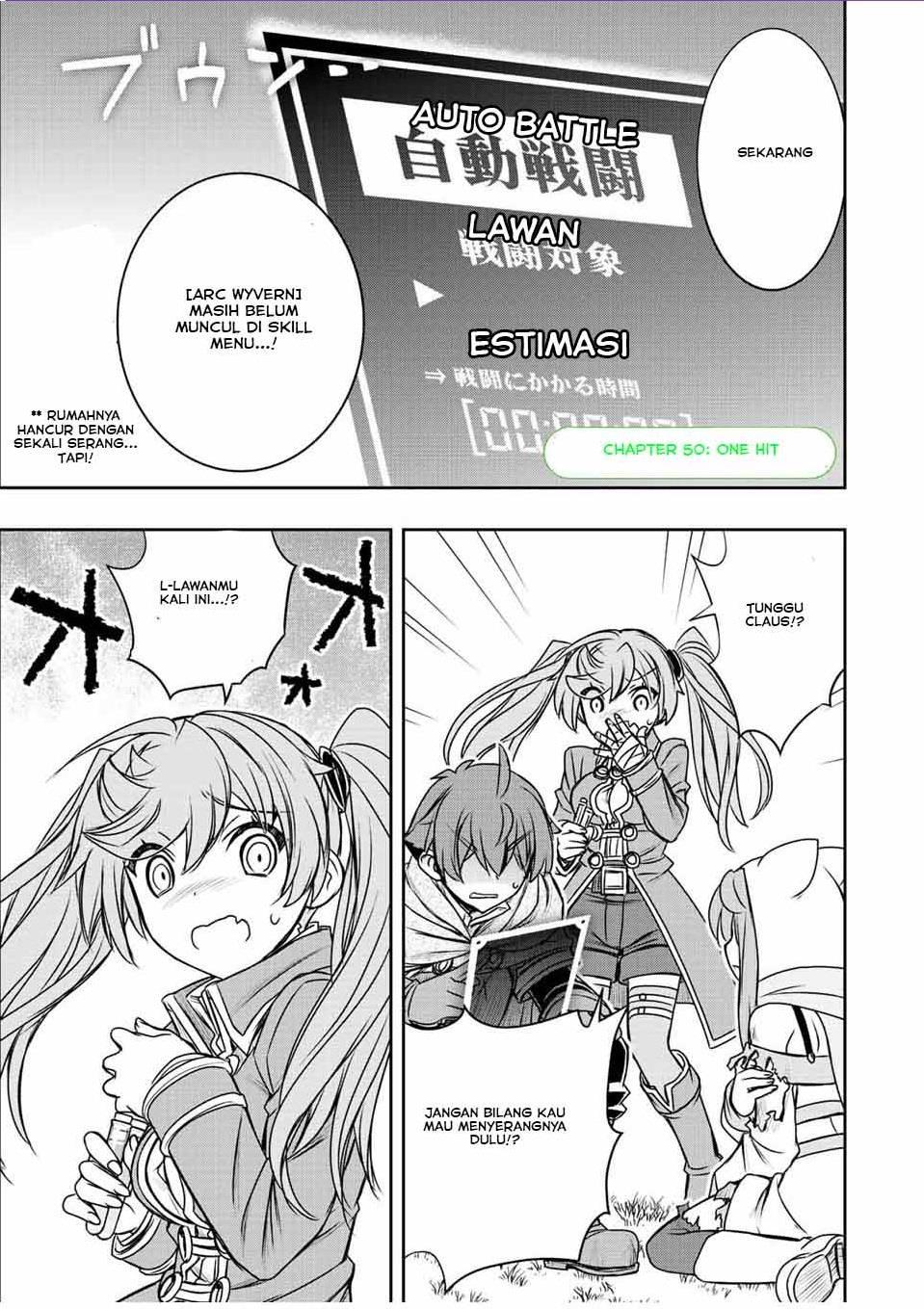 Chapter Komik
              Dame Skill [Auto Mode] ga Kakuseishimashita ~Are, Guild no Scout-san, Ore wo “Iranai”-tte Itte Masendeshita?~ Chapter 50 - page 1