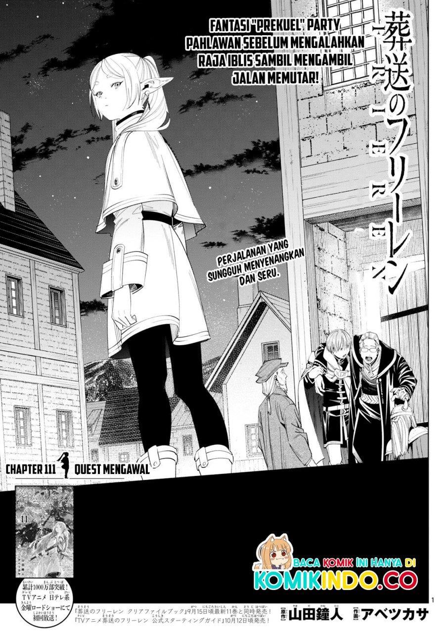 Chapter Komik
              Sousou no Frieren Chapter 111 - page 1