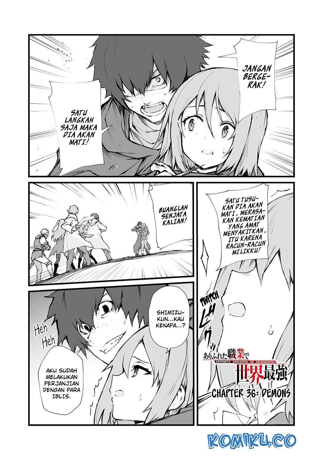 Chapter Komik
              Arifureta Shokugyou de Sekai Saikyou Chapter 36 - page 21