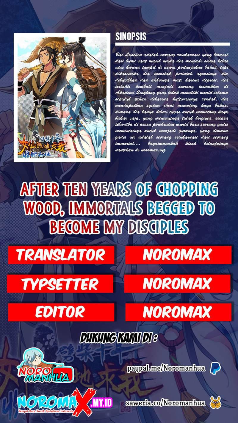 Chapter Komik
              After Ten Years of Chopping Wood, Immortals Begged To Become My Disciples Chapter 10 - page 1