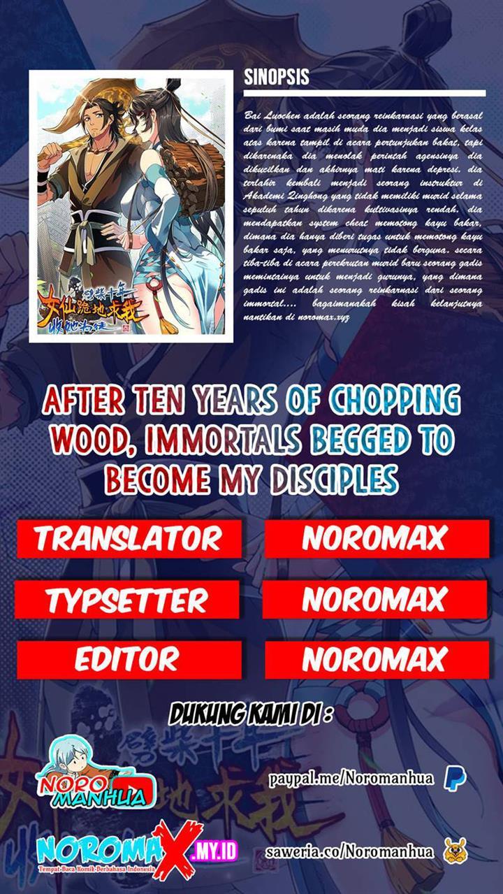 Chapter Komik
              After Ten Years of Chopping Wood, Immortals Begged To Become My Disciples Chapter 12 - page 1