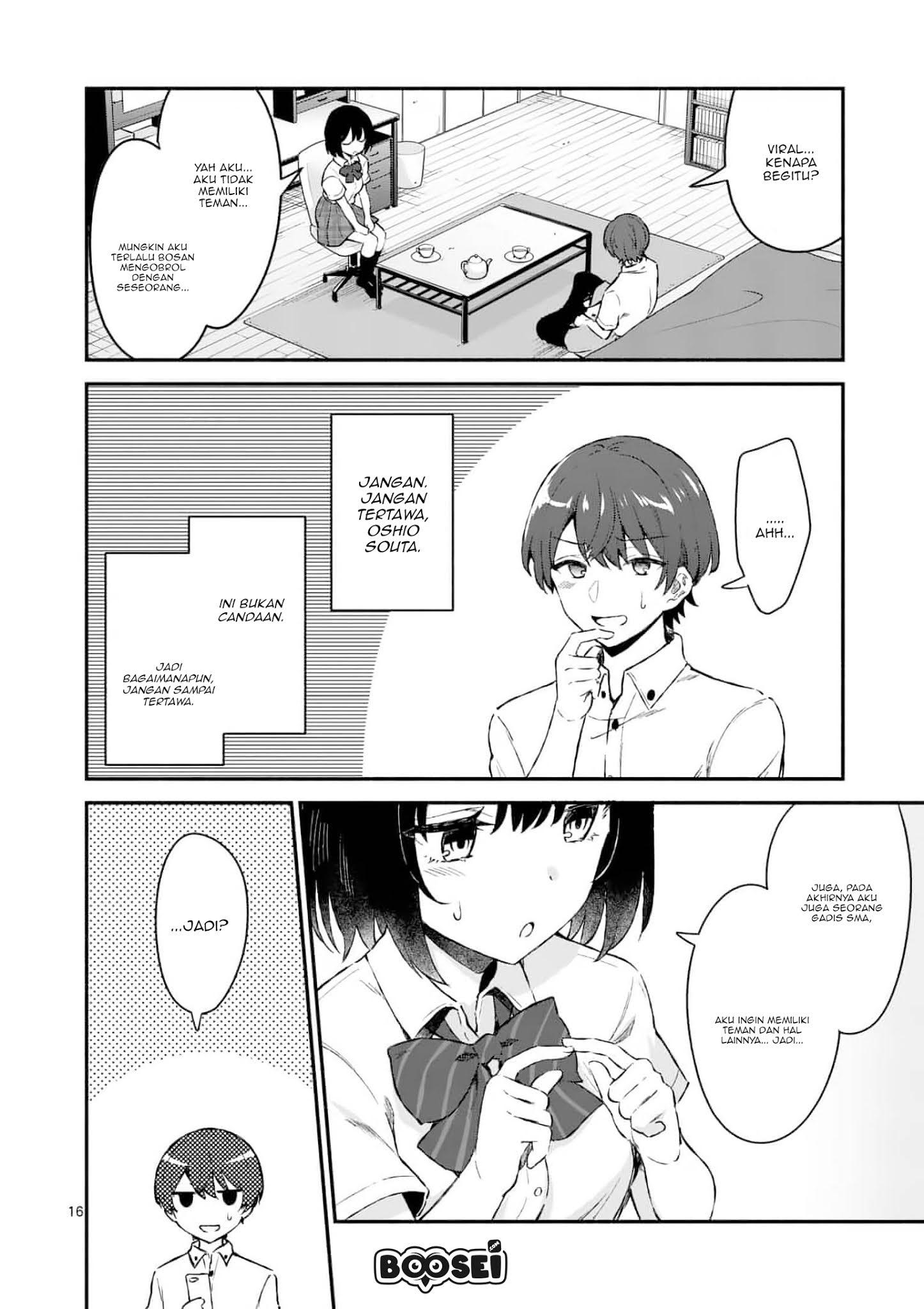 Chapter Komik
              Shiotaiou no Sato-san ga Ore ni dake Amai Chapter 1 - page 16