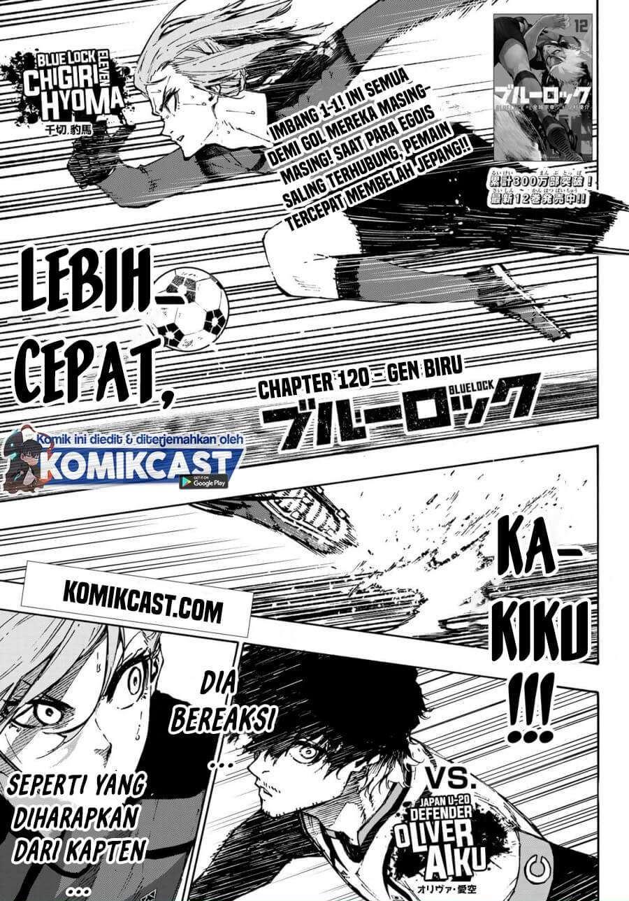 Chapter Komik
              Blue Lock Chapter 120 - page 1