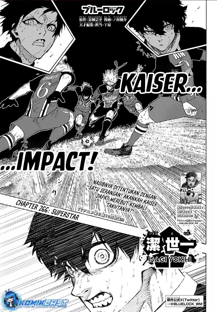 Chapter Komik
              Blue Lock Chapter 266 - page 1