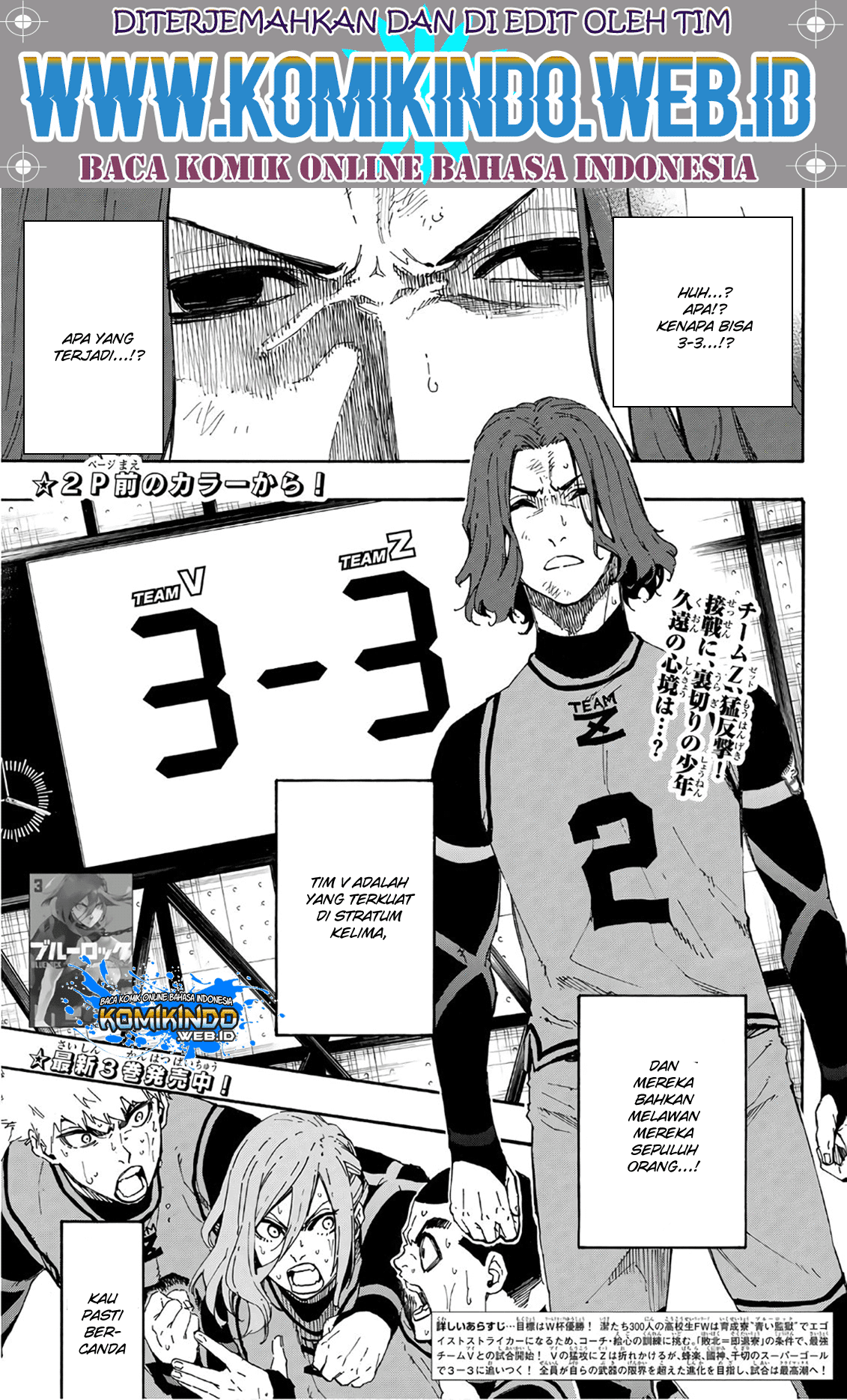 Chapter Komik
              Blue Lock Chapter 32 - page 2