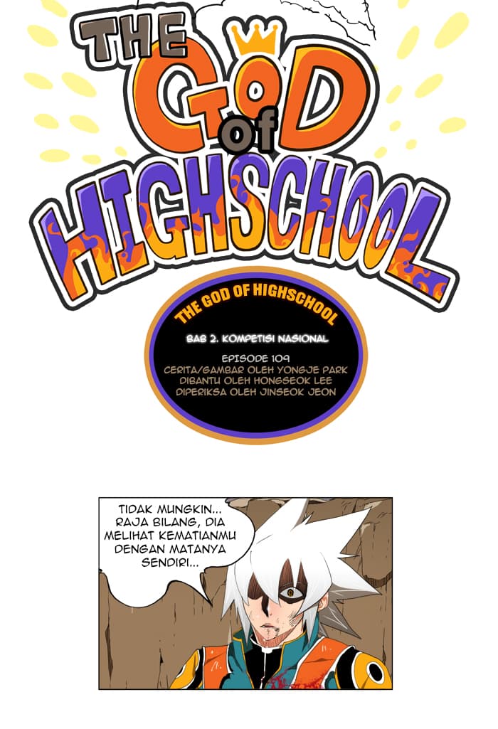 Chapter Komik
              The God of High School Chapter 109 - page 3