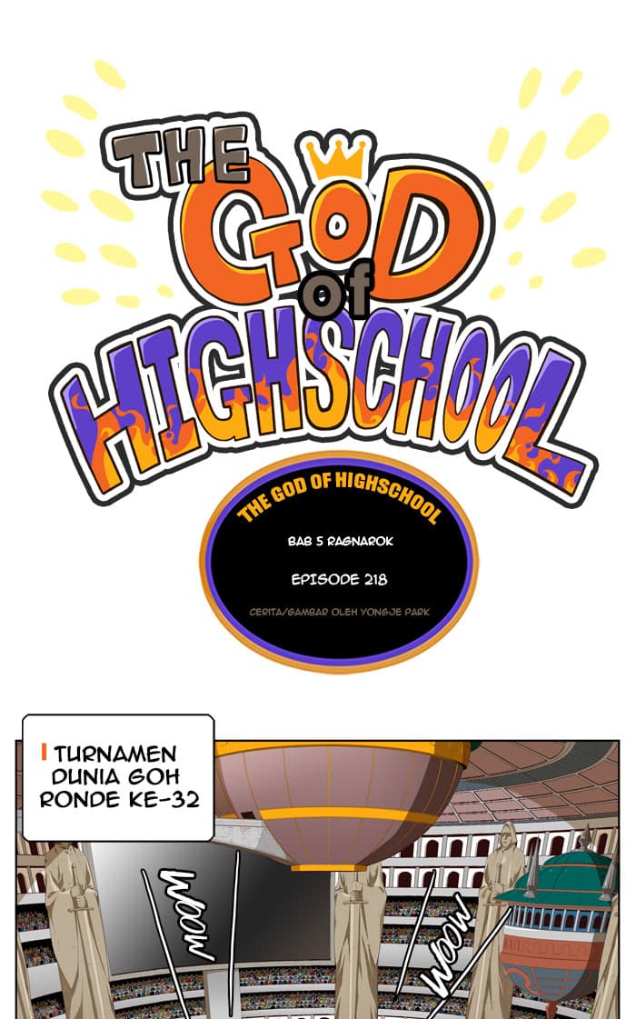 Chapter Komik
              The God of High School Chapter 218 - page 2