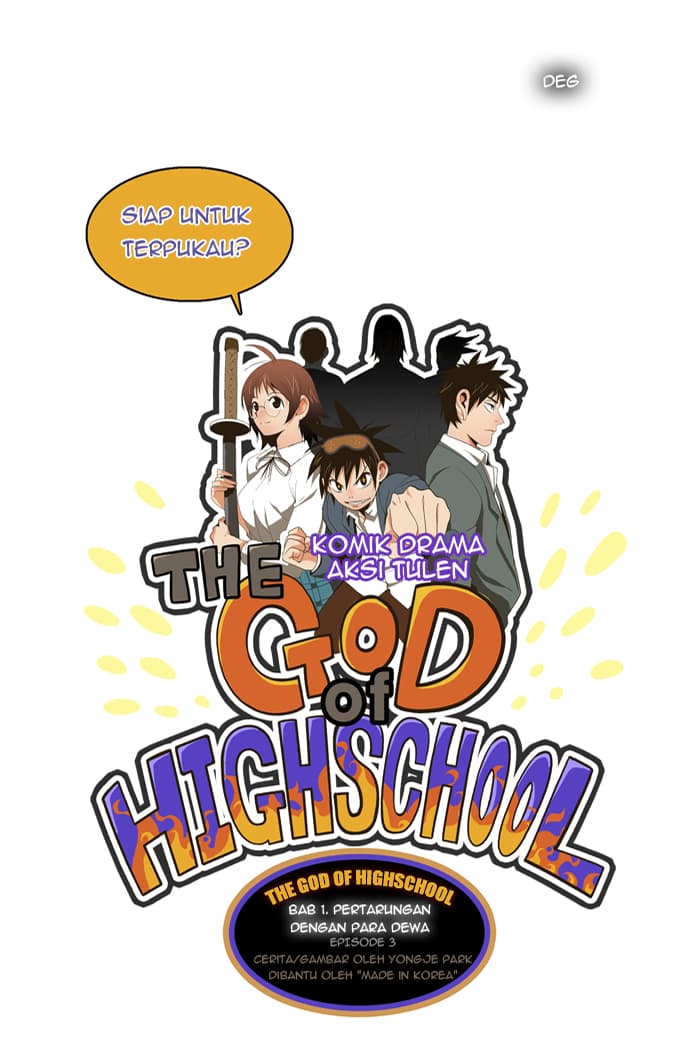 Chapter Komik
              The God of High School Chapter 3 - page 6