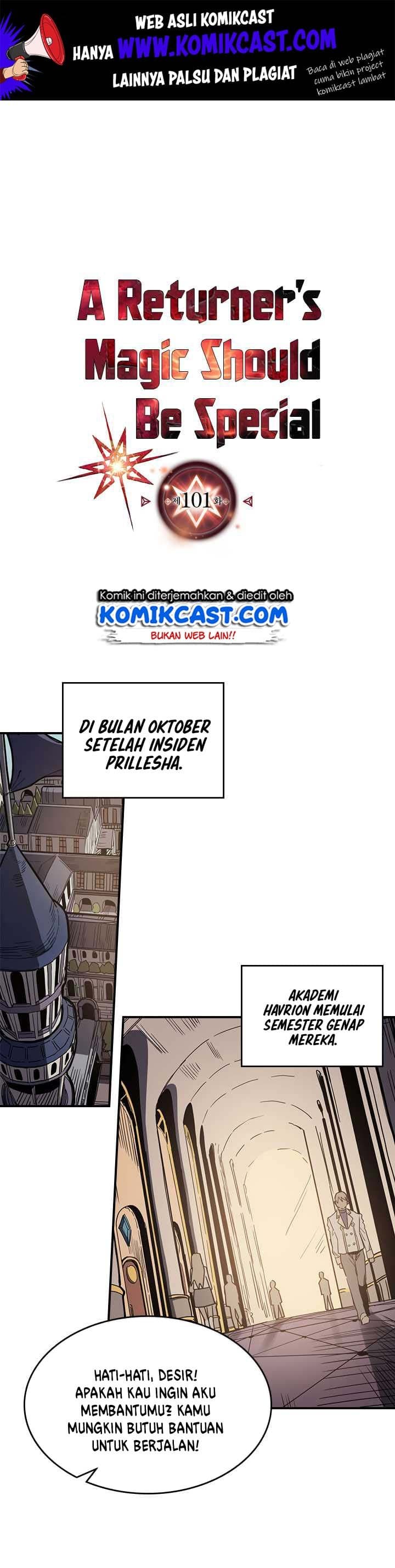 Chapter Komik
              A Returner’s Magic Should Be Special Chapter 101 - page 2