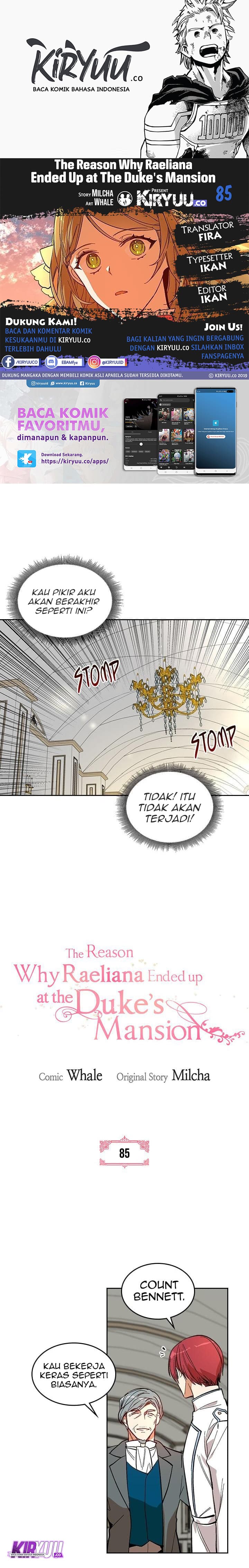 Chapter Komik
              The Reason Why Raeliana Ended up at the Duke’s Mansion Chapter 85 - page 1