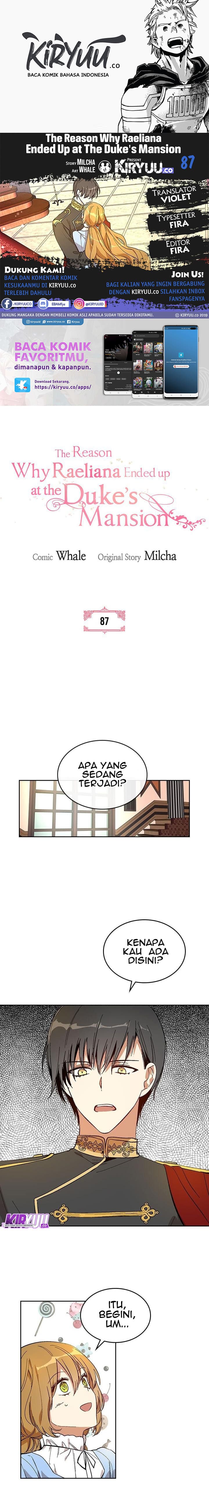 Chapter Komik
              The Reason Why Raeliana Ended up at the Duke’s Mansion Chapter 87 - page 1