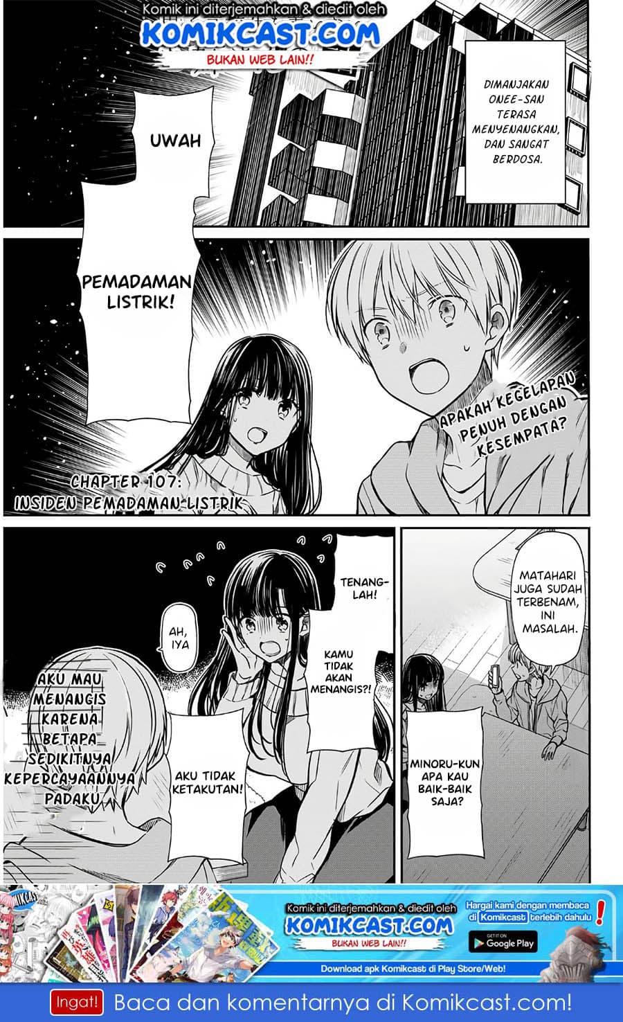 Chapter Komik
              Danshi Koukousei wo Yashinaitai Onee-san no Hanashi Chapter 107 - page 2