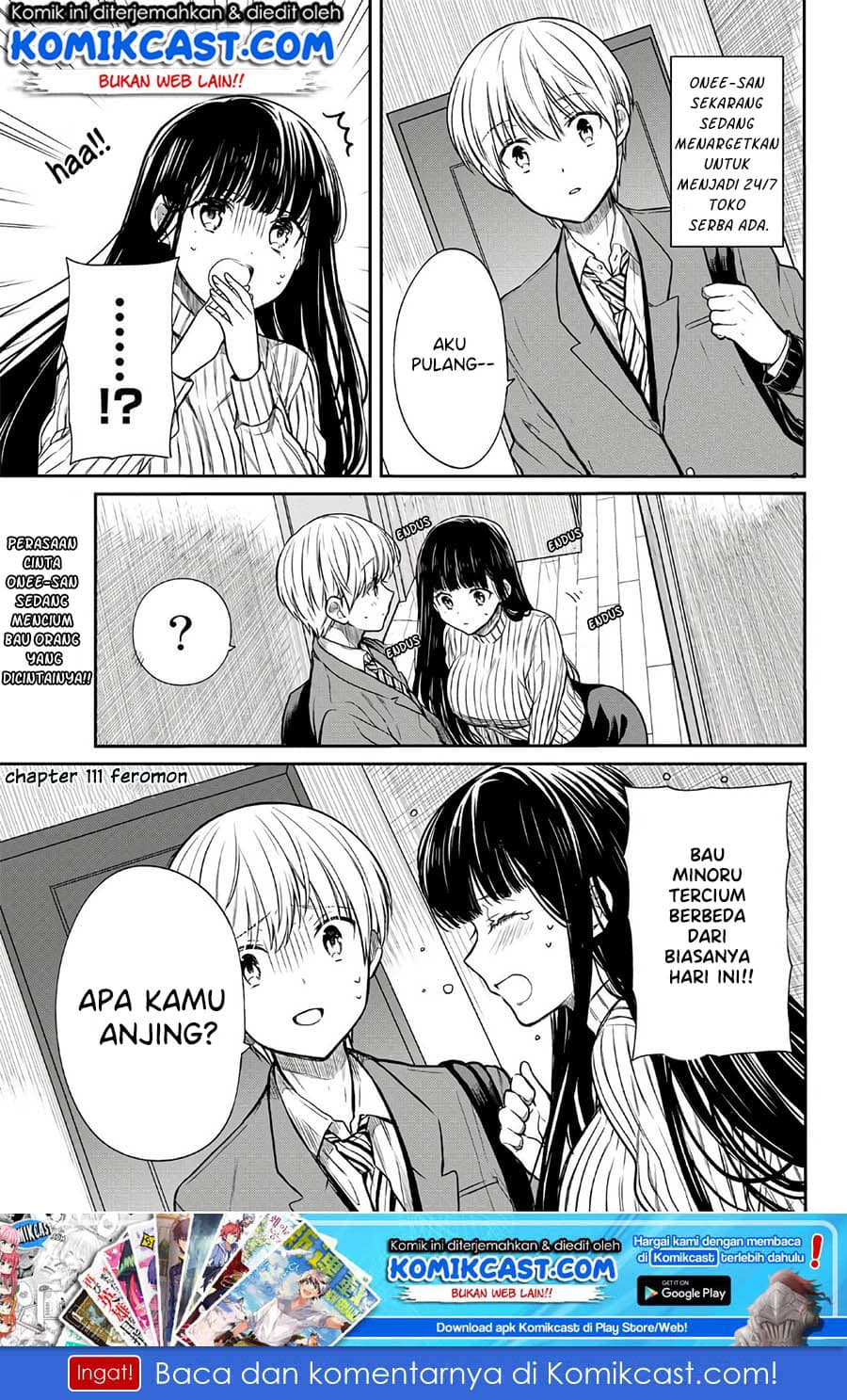 Chapter Komik
              Danshi Koukousei wo Yashinaitai Onee-san no Hanashi Chapter 111 - page 2