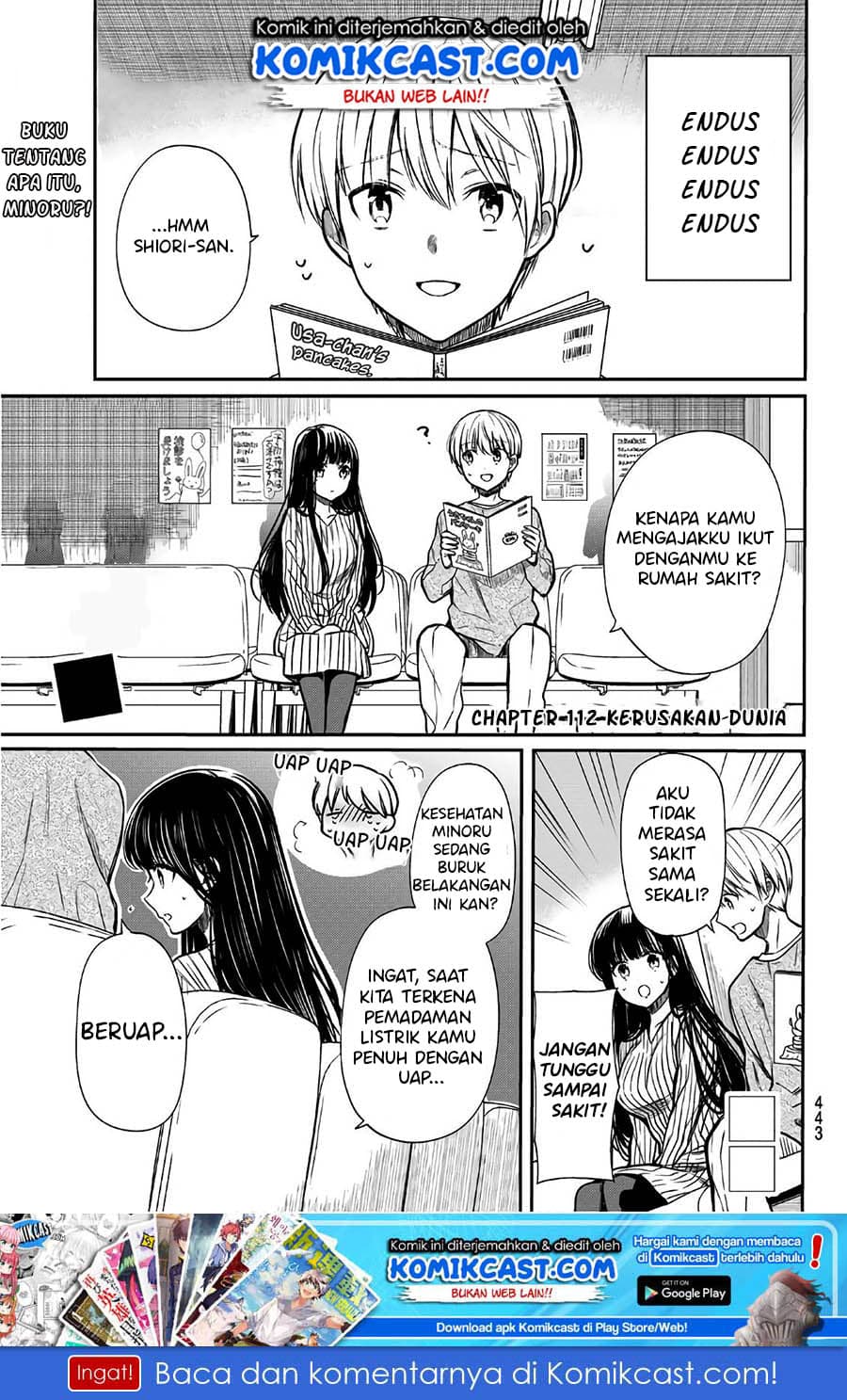 Chapter Komik
              Danshi Koukousei wo Yashinaitai Onee-san no Hanashi Chapter 112 - page 2