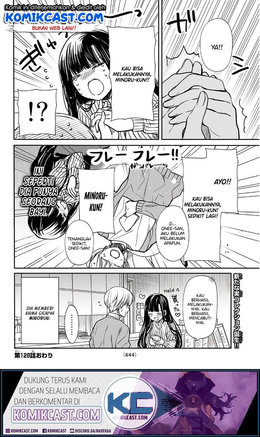 Chapter Komik
              Danshi Koukousei wo Yashinaitai Onee-san no Hanashi Chapter 128 - page 5