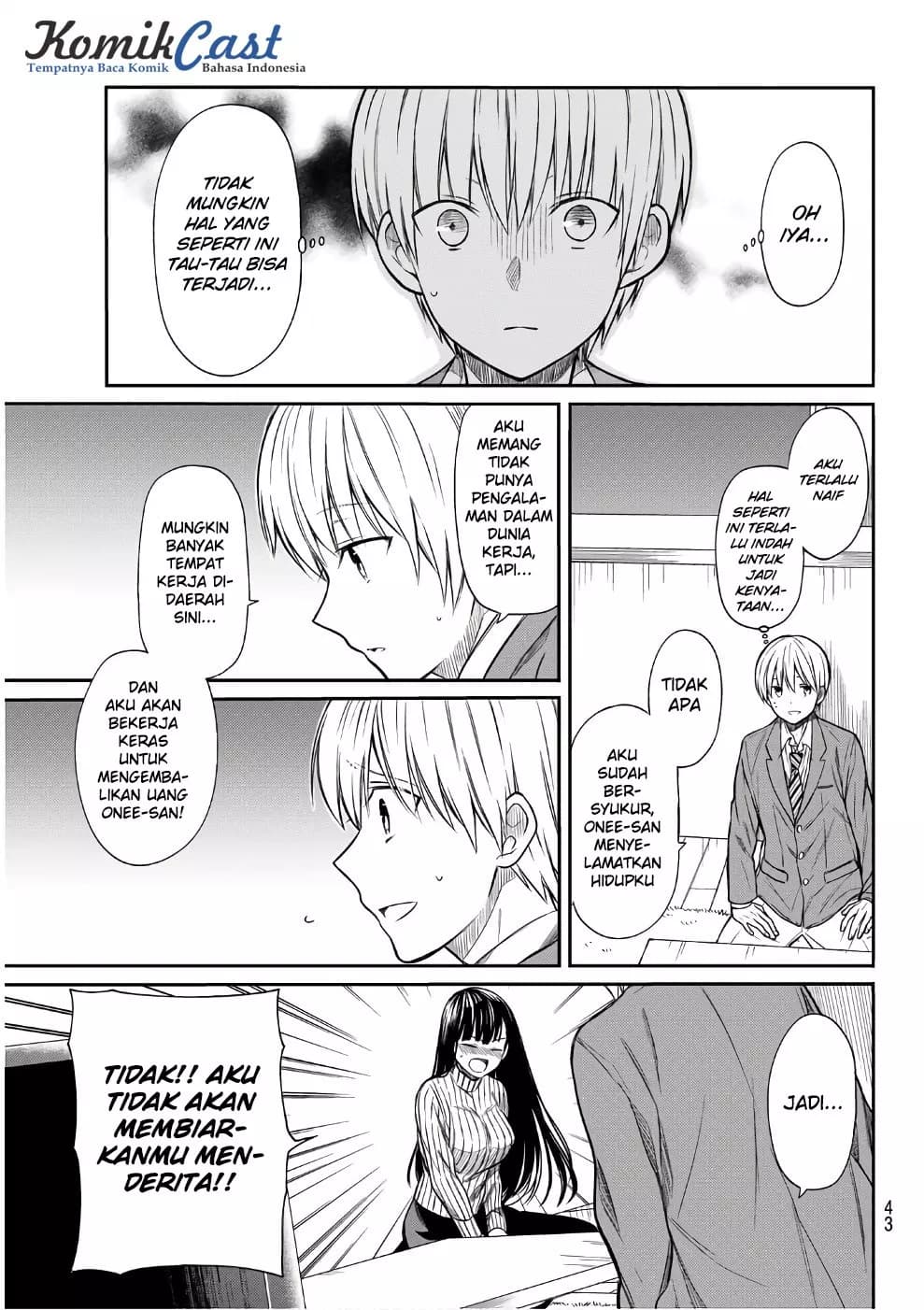 Chapter Komik
              Danshi Koukousei wo Yashinaitai Onee-san no Hanashi Chapter 4 - page 4