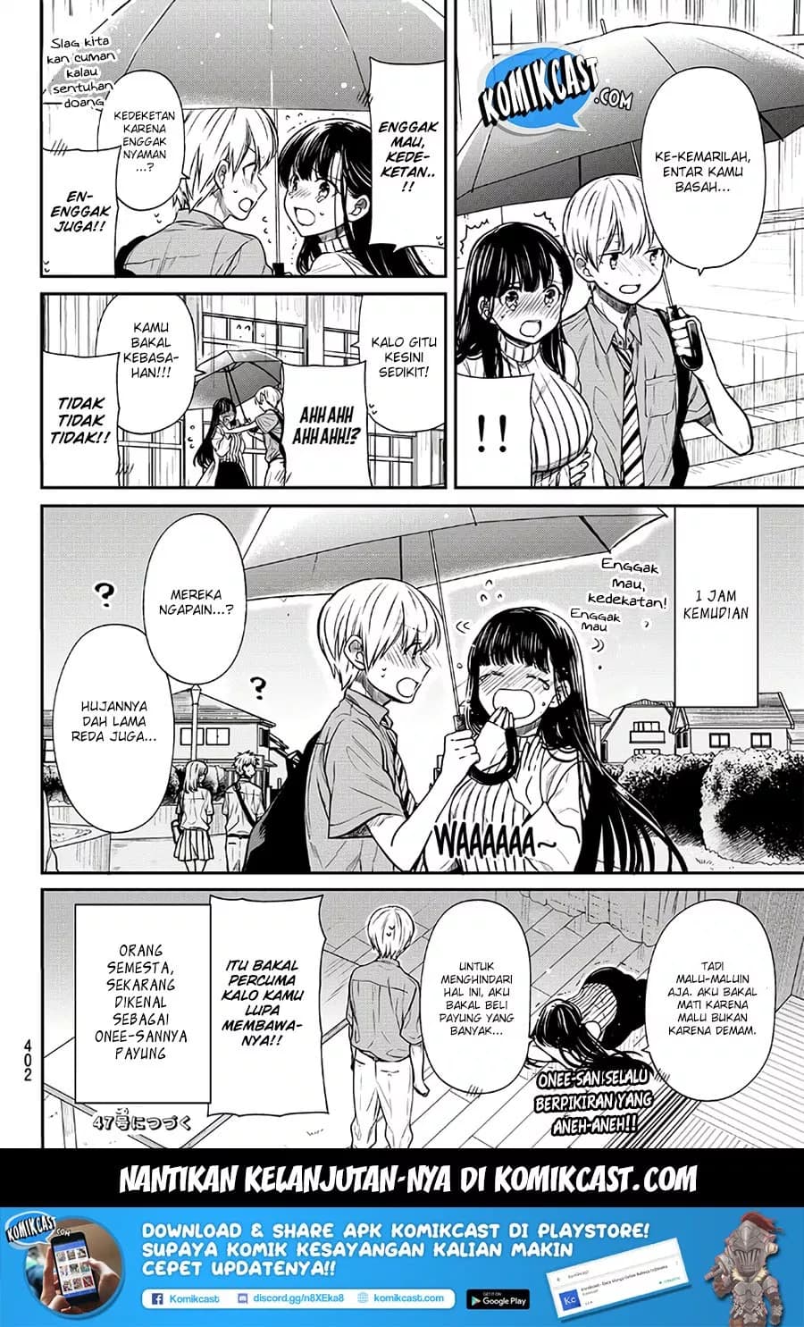 Chapter Komik
              Danshi Koukousei wo Yashinaitai Onee-san no Hanashi Chapter 55 - page 5