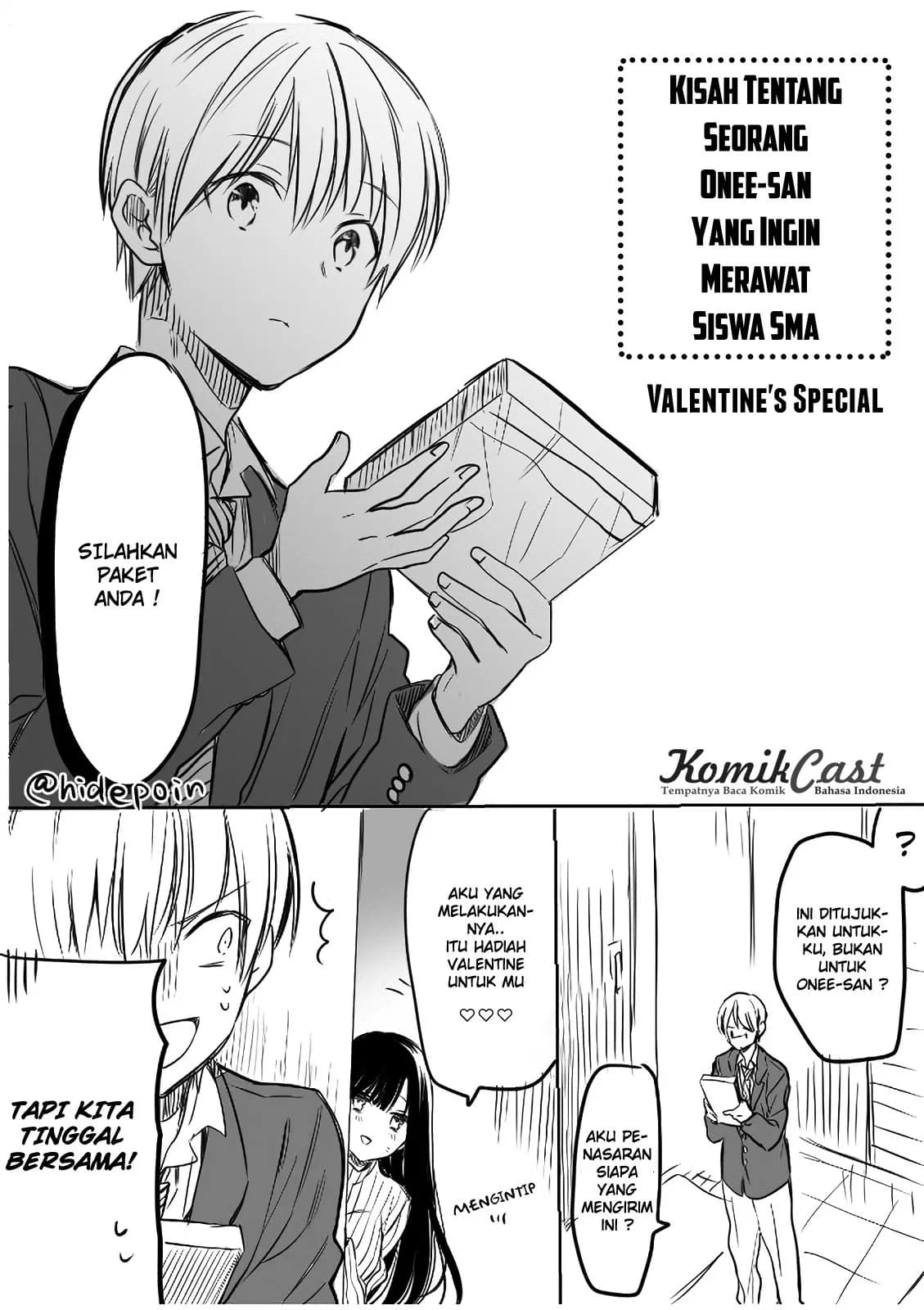 Chapter Komik
              Danshi Koukousei wo Yashinaitai Onee-san no Hanashi Chapter 7.5 - page 2